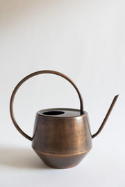 Hammered Copper-Finish Iron Watering Can
