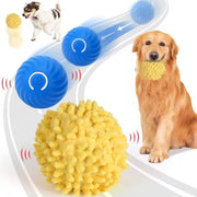 Motion-Activated Rolling Plush Pet Ball