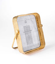 Embossed Iron Gold-Tone Picture Frame