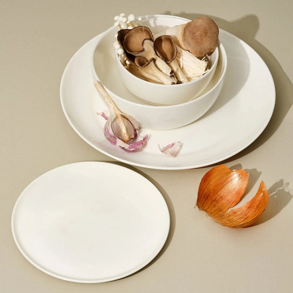 Wide Rim Bone China Dinnerware Set
