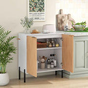 Chevron-Panel Two-Door Storage Cabinet (view 2) | Roost & Roam