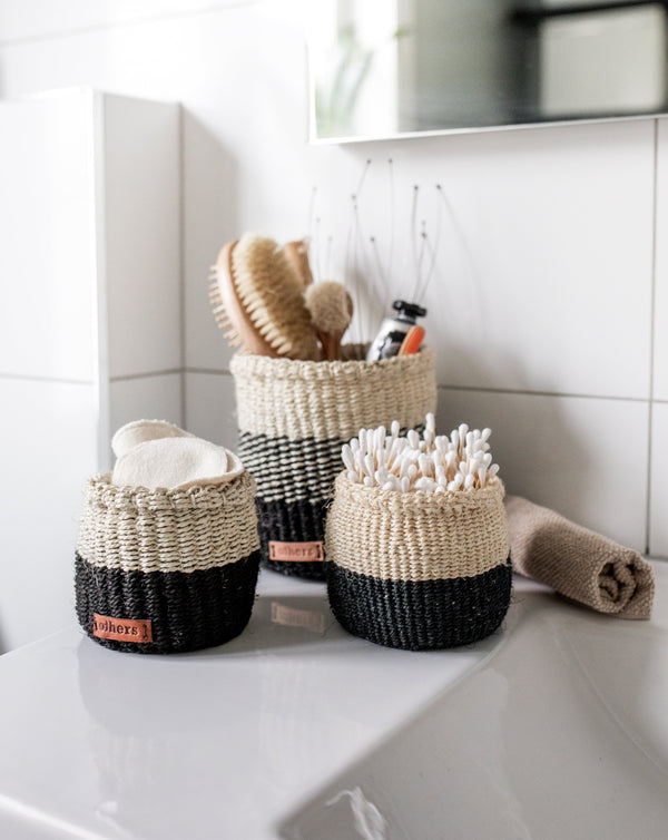Hand-Woven Sisal Storage Basket