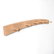 Solid Wood Arched Shaker Peg Coat Rack