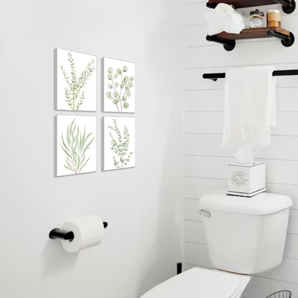 Watercolor Eucalyptus Canvas Print Set — alternate composition or colorway from the same series