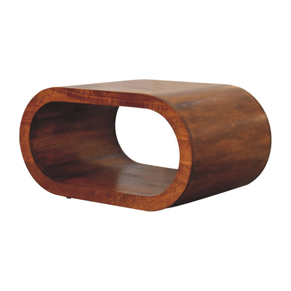 Chestnut Mango Wood Loop Coffee Table
