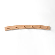 Solid Wood Arched Shaker Peg Coat Rack