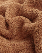 Boucle-Texture Oversized Throw Blanket
