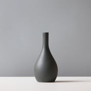 Matte Ceramic Sculptural Vase — alternate angle showing glaze variation and silhouette