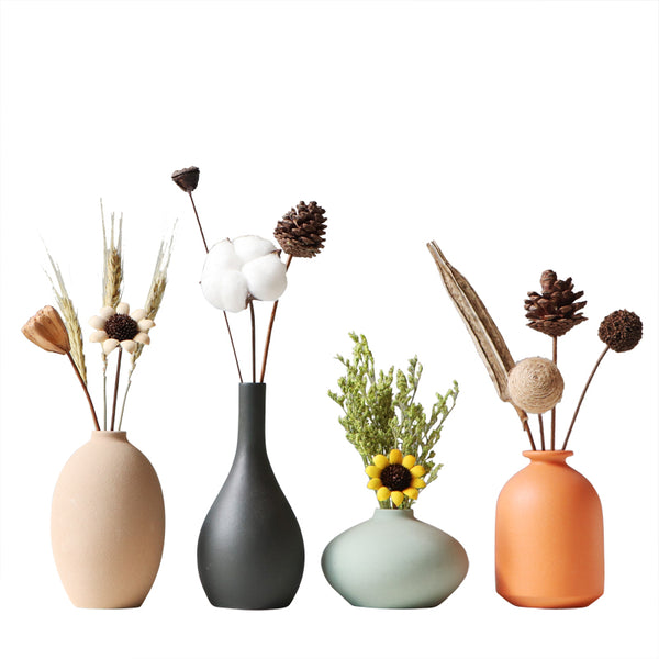 Close-up of hand-thrown stoneware glaze and texture detail — Matte Ceramic Sculptural Vase