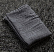Close-up of linen-blend canvas texture detail — Cotton-Linen Woven Tea Towel