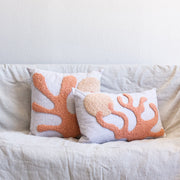 Punch Needle Eco-Cotton Coral Pillow