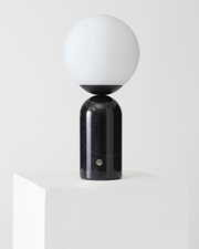 Marble Globe Tall Table Lamp