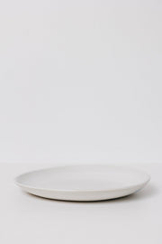 Matte White Ceramic Dinner Plate Set