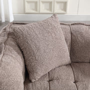 Boucle Channel-Tufted Loveseat Sofa — additional product view 23