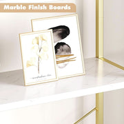 Arched Five-Tier Metal Bookcase (view 7) | Roost & Roam