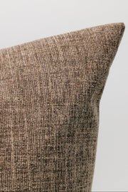 Woven Texture Throw Pillow — Mocha