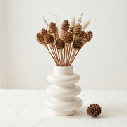 Stacked Bubble Gypsum Vase Reed Diffuser Set