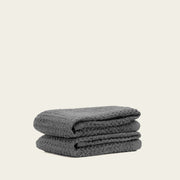 Waffle-Weave Cotton Bath Towel Set