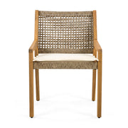 Acacia and Wicker Outdoor Dining Set — additional product view 13