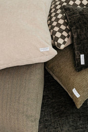 Carys Chenille Pillow - Deep Forest