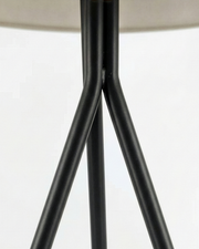 Tripod Metal Fabric Shade Floor Lamp