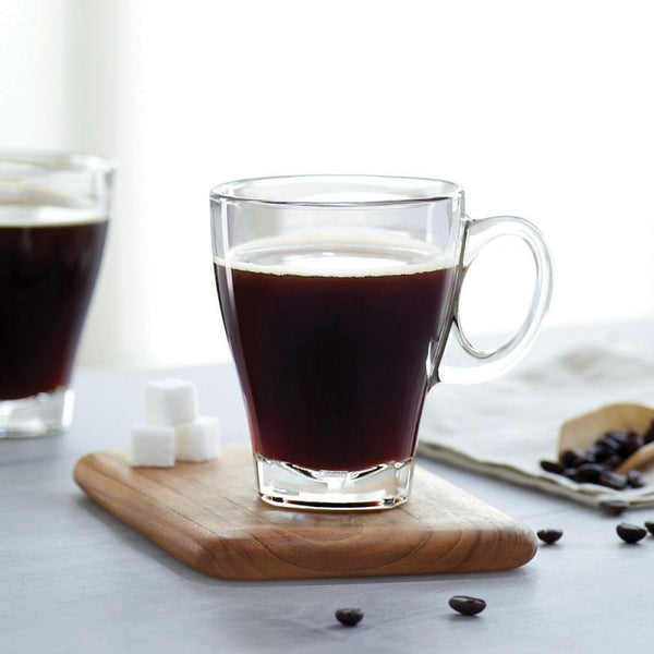 Tapered Soda Lime Glass Mug Set