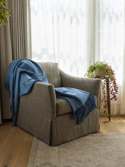 Bamboo Viscose Tassel Throw