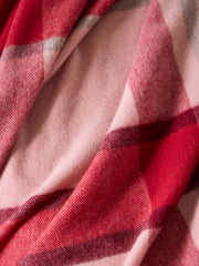 Plaid Wool-Cashmere Blend Throw