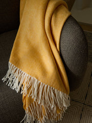 Bamboo Blend Herringbone Tassel Throw