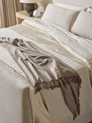 Bamboo Viscose Tassel Throw