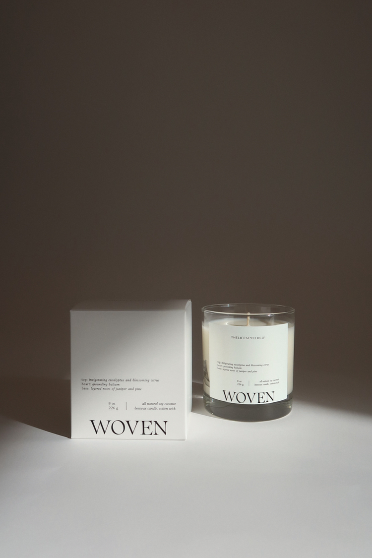 Soy Coconut Beeswax Candle — 8 oz