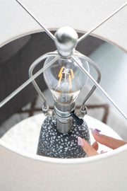 Terrazzo-Look Concrete Table Lamp