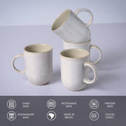 Speckled Ceramic Mug Set of Four