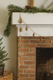 Brass-Tone Metal Bell Hanging Garland