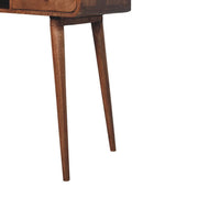Curved Mango Wood Writing Desk