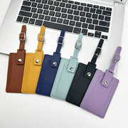 Faux Leather Luggage Tag