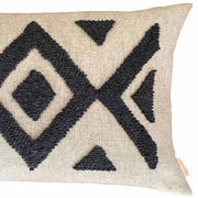 Punch Needle Ndebele Lumbar Pillow