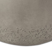 Concrete-Finish Drum Side Table