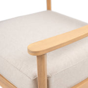 Acacia Wood Outdoor Club Chair