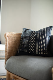 Batik Hand-Printed Cotton Throw Pillow