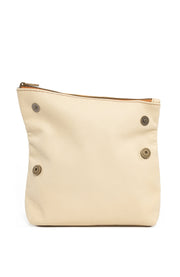 Surplus Leather Asymmetric Makeup Bag