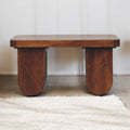 Arch-Leg Mango Wood Coffee Table