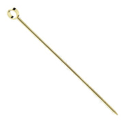 Gold-Finish Steel Cocktail Picks Set