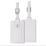 Faux Leather Luggage Tag