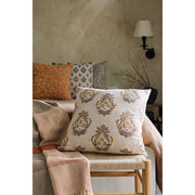 Block-Print Cotton Throw Pillow Set