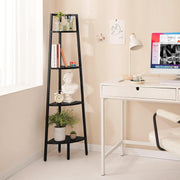 Matte Black Metal Corner Bookcase – book case (view 8) | Roost & Roam