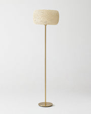 Woven Thread Brass Floor Lamp