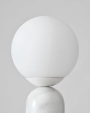 Marble Globe Tall Table Lamp