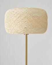 Woven Thread Brass Floor Lamp