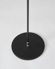 Gold-Finish Linear LED Floor Lamp with Right-Angle Arm